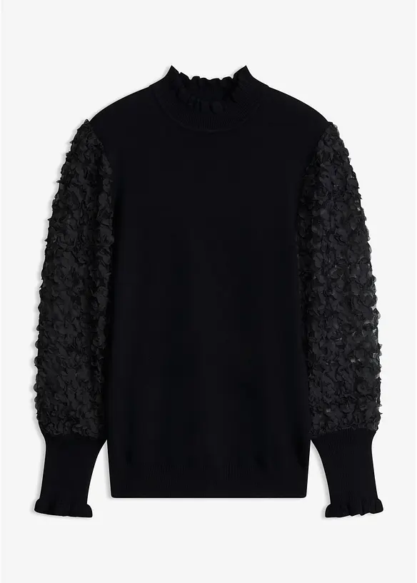 Rollkragenpullover aus weichem Viskose-Mix, bonprix