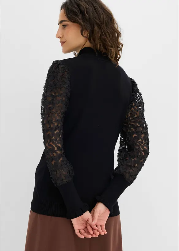 Rollkragenpullover aus weichem Viskose-Mix, bonprix