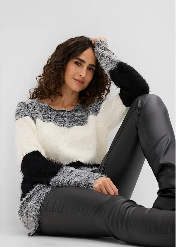 Grobstrick-Pullover, bonprix