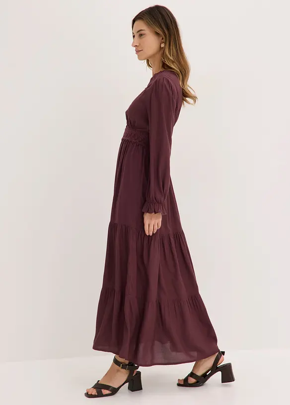 Maxikleid aus reiner Viskose, bonprix