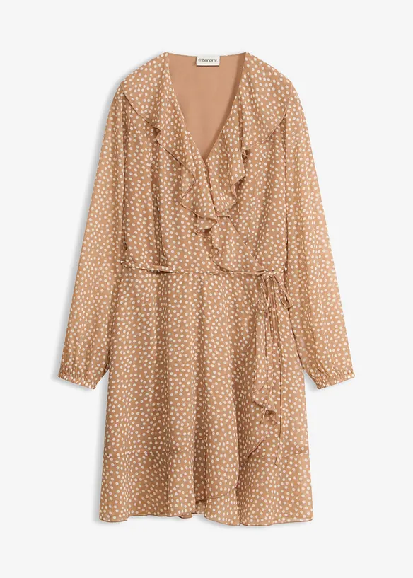 Robe courte style portefeuille, bonprix