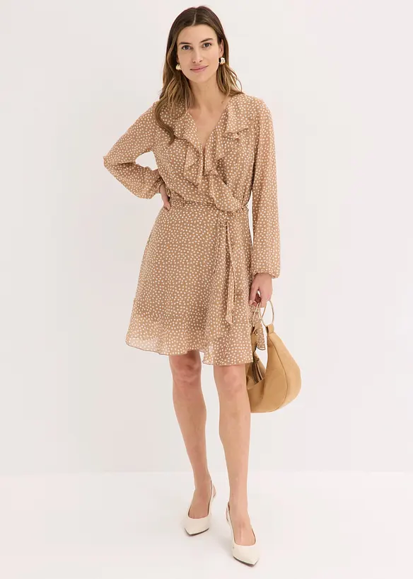 Robe courte style portefeuille, bonprix