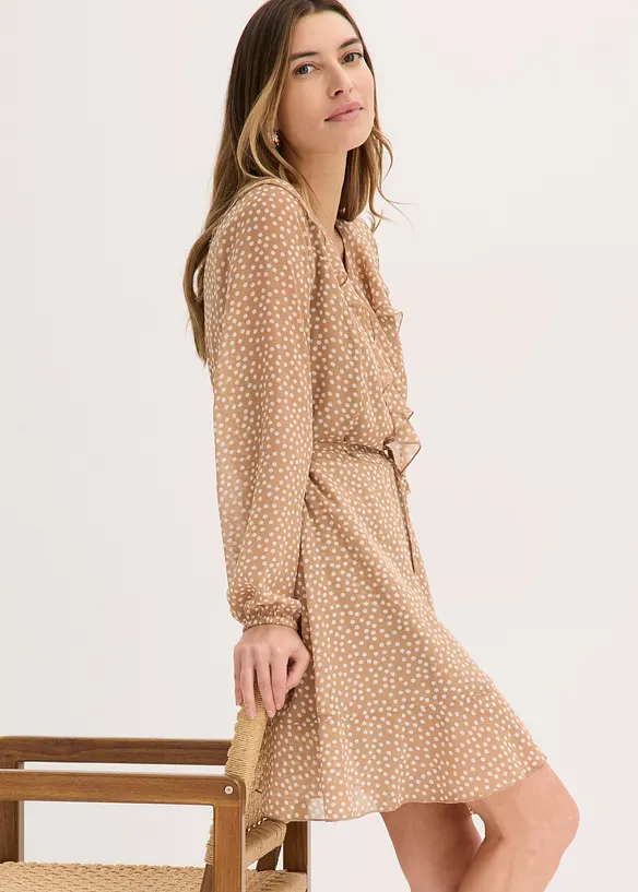 Robe courte style portefeuille, bonprix