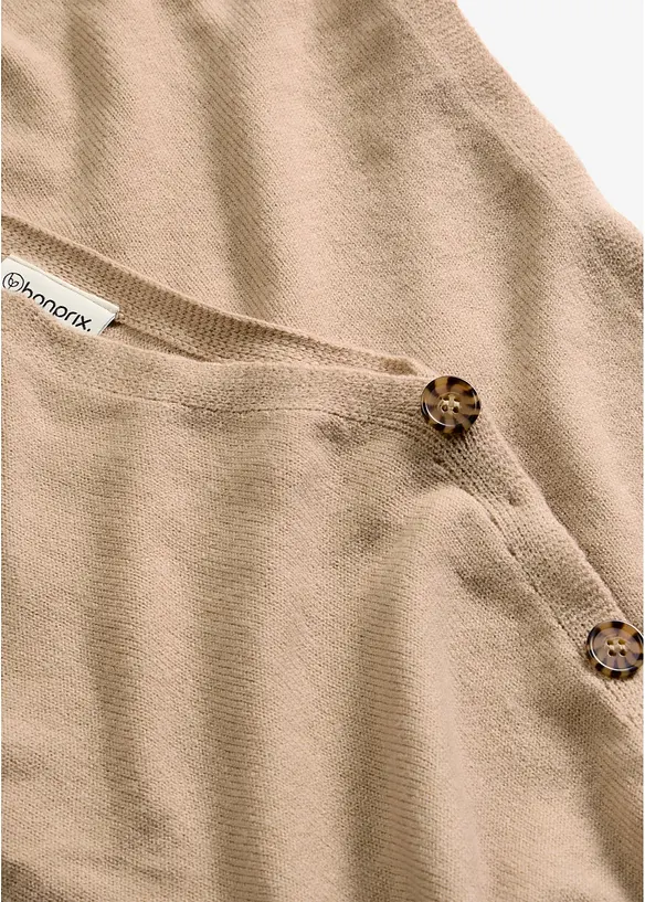 Pullover mit Knopfdetails, bonprix