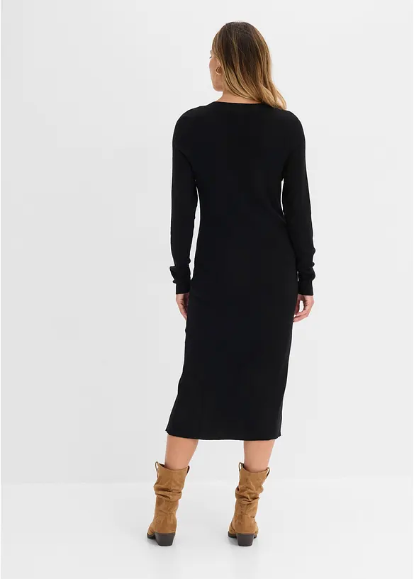 Robe en maille de viscose m&eacute;lang&eacute;e, bonprix