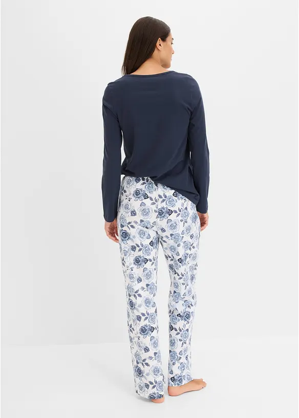 Pyjama aus reiner Bio-Baumwolle, bonprix
