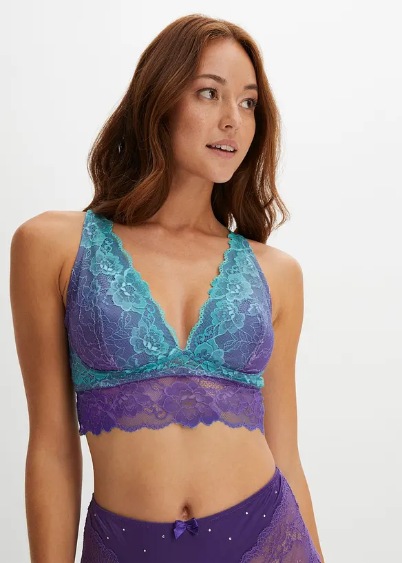 Bustier mit zarter Spitze im Farbverlauf, bonprix
