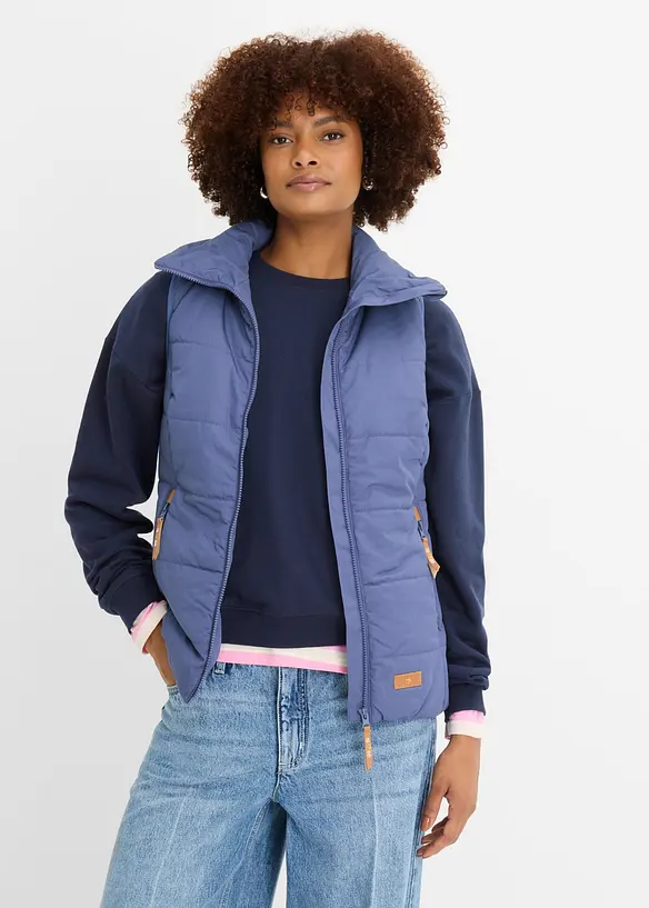 Outdoor-Weste mit Stehkragen, bonprix