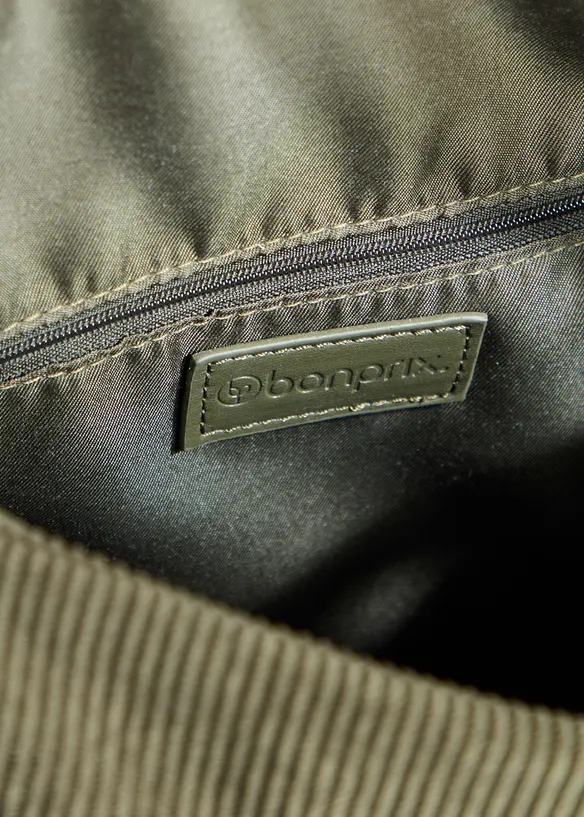 Sac &agrave; dos en velours c&ocirc;tel&eacute;, bonprix