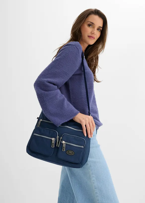 Sac &agrave; bandouli&egrave;re avec poches ext&eacute;rieures, bonprix