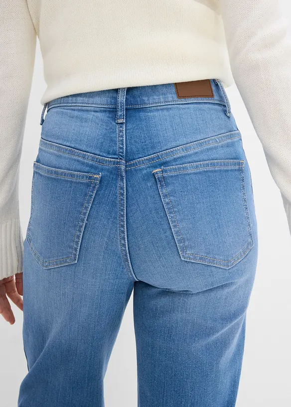 Jean large taille haute, bonprix