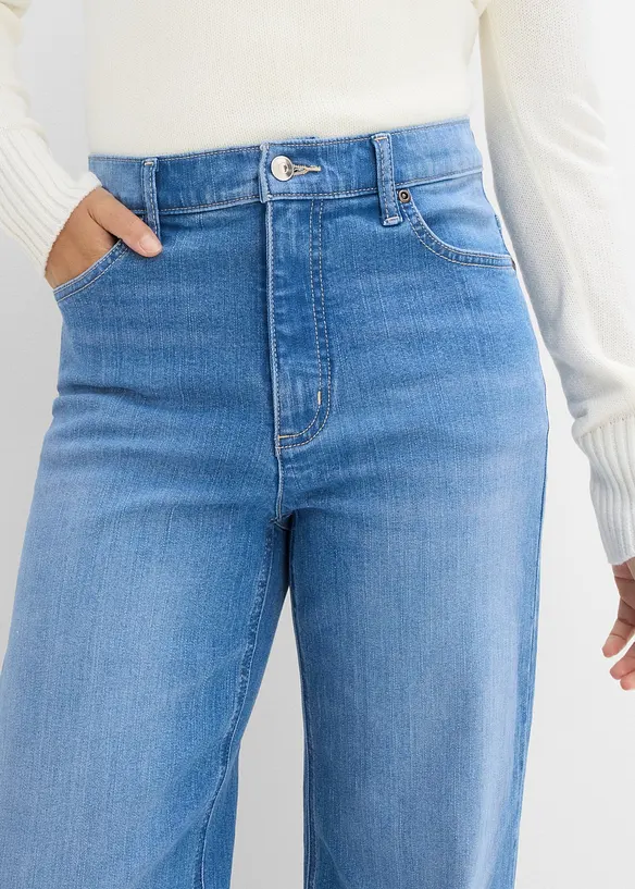 Jean large taille haute, bonprix