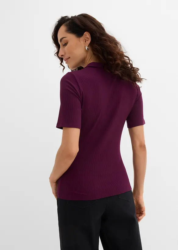 Polo en viscose extensible, bonprix
