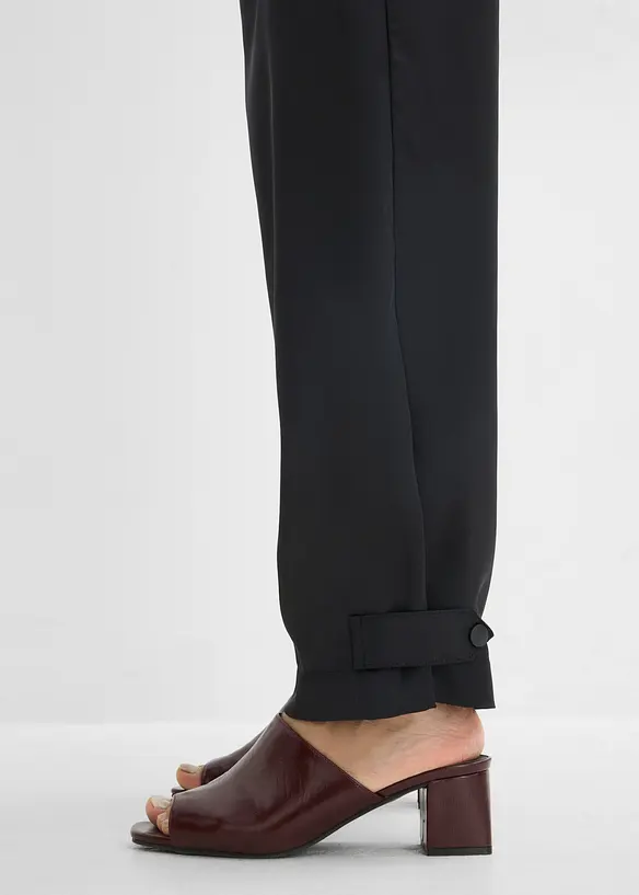 Barrel-Hose aus flie&szlig;endem Satin, bonprix