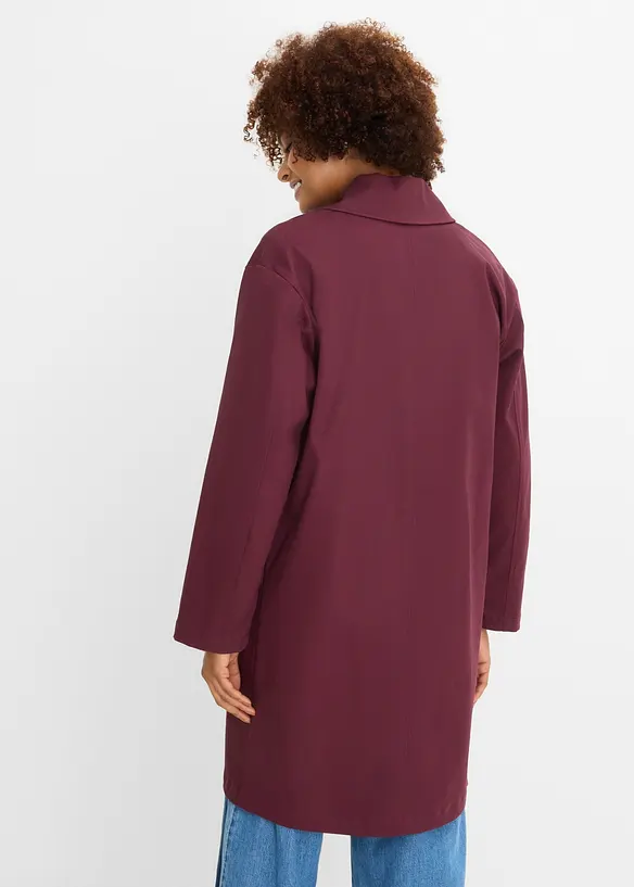 Trench oversize d&eacute;perlant, bonprix