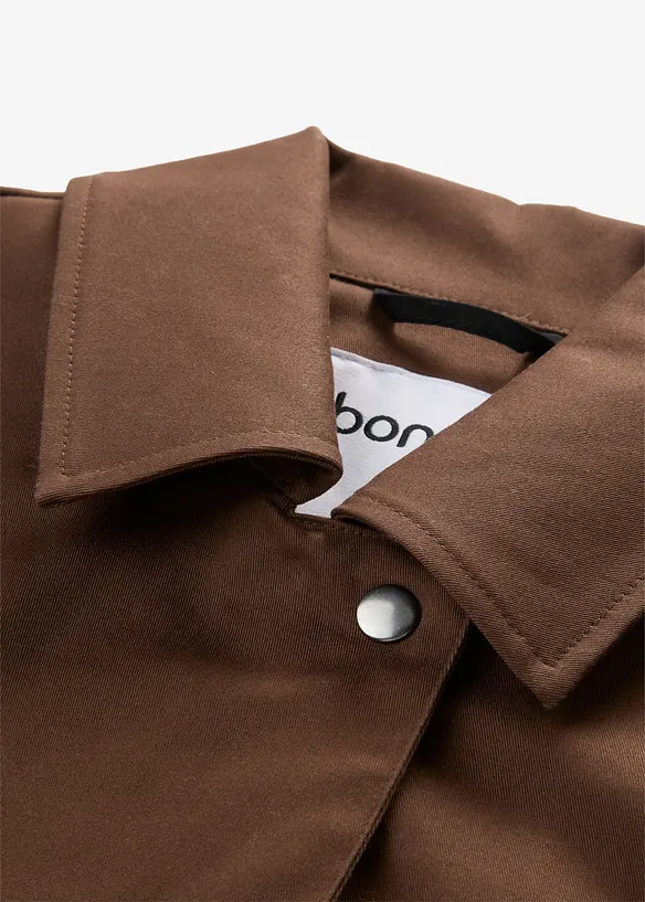 Trench oversize d&eacute;perlant, bonprix