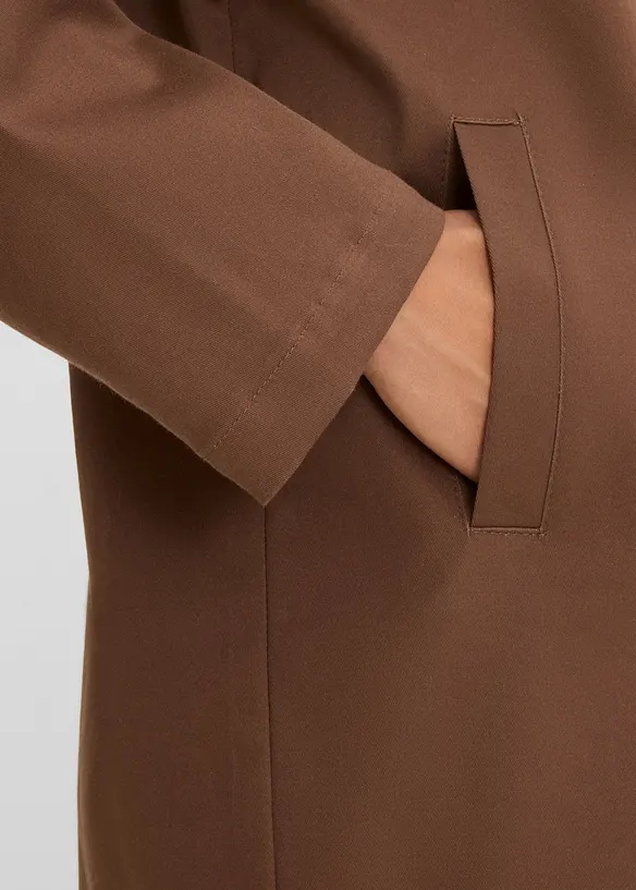Trench oversize d&eacute;perlant, bonprix