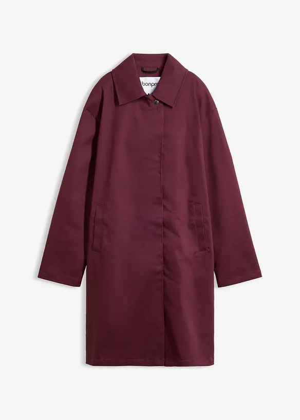 Trench oversize d&eacute;perlant, bonprix