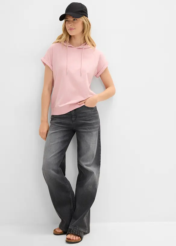 Sweatshirt mit Kapuze, bonprix