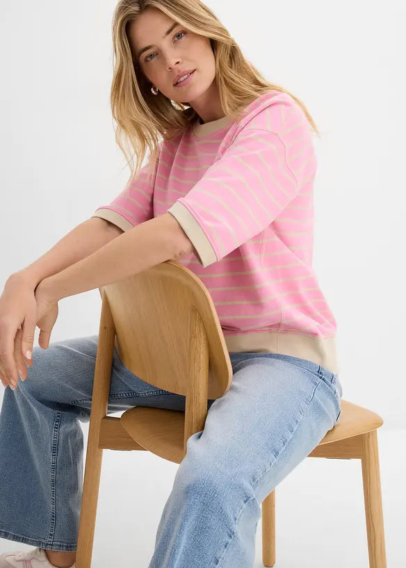 Sweat coupe ample, bonprix