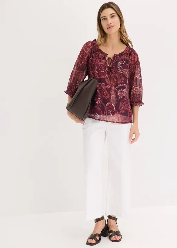 Blouse en mousseline, bonprix