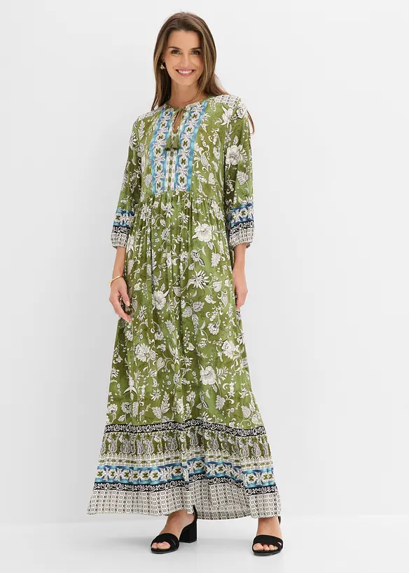 Tunika-Kleid aus flie&szlig;ender Viskose, bonprix