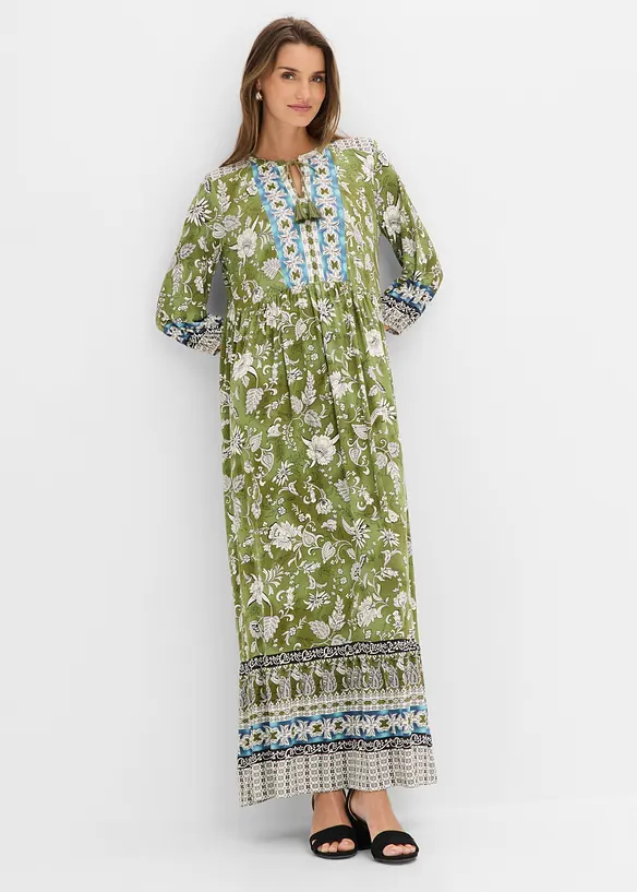 Tunika-Kleid aus flie&szlig;ender Viskose, bonprix
