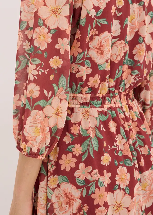 ausgestelltes Chiffonkleid, bonprix