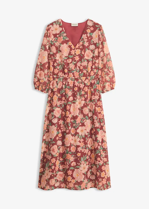 ausgestelltes Chiffonkleid, bonprix