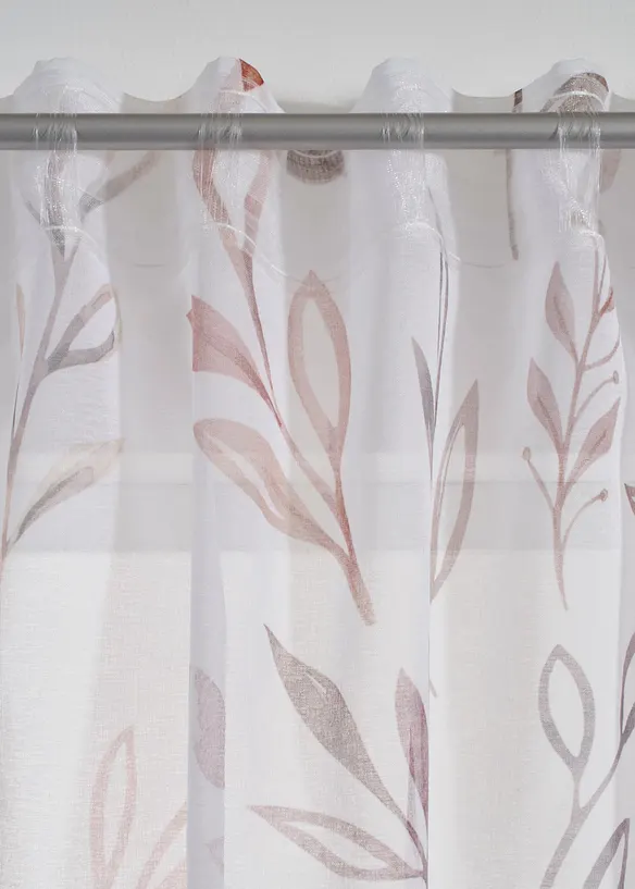 Voilage avec polyester recycl&eacute; (1 pce), bonprix