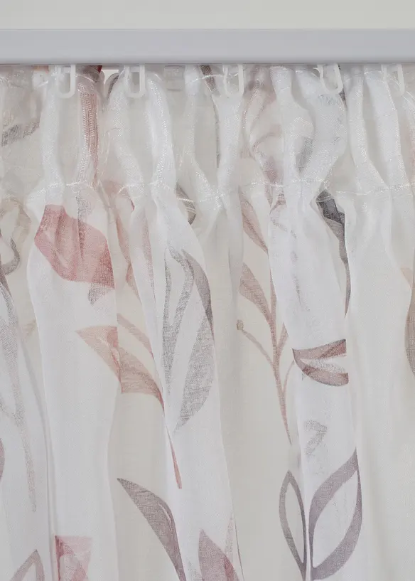 Voilage avec polyester recycl&eacute; (1 pce), bonprix