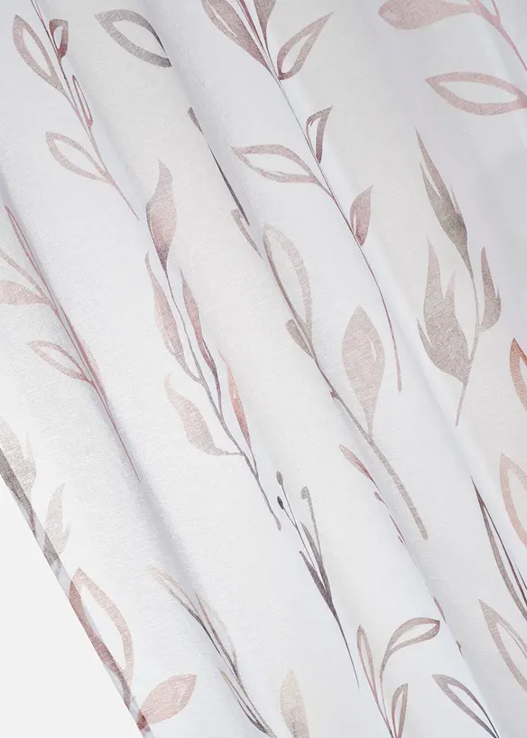 Voilage avec polyester recycl&eacute; (1 pce), bonprix