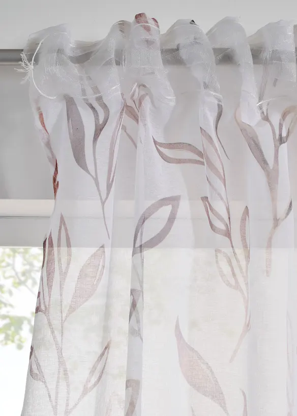 Voilage avec polyester recycl&eacute; (1 pce), bonprix