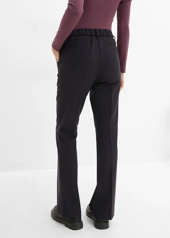 Ausgestellte Hose mit B&uuml;gelfalten, bonprix