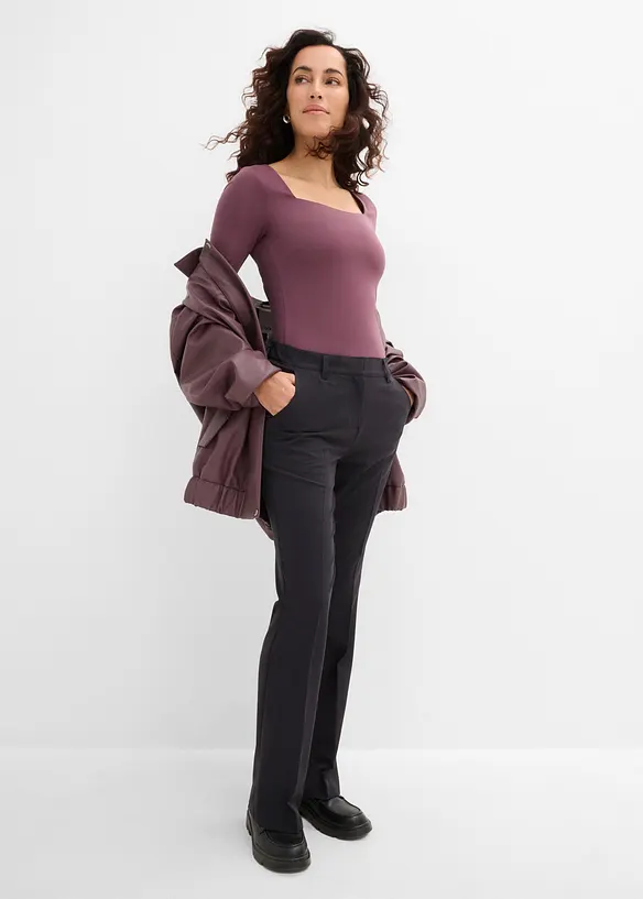Ausgestellte Hose mit B&uuml;gelfalten, bonprix
