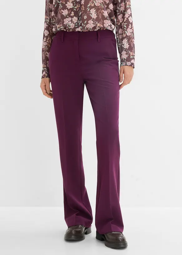 Pantalon &eacute;vas&eacute; &agrave; pinces, bonprix
