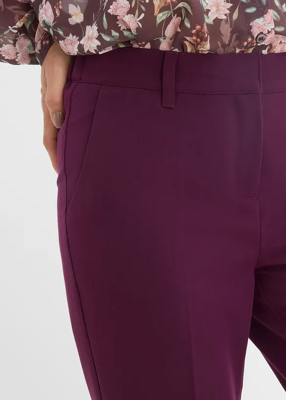 Pantalon &eacute;vas&eacute; &agrave; pinces, bonprix