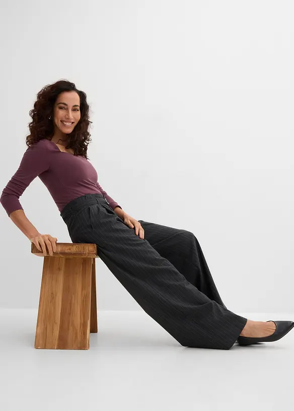 Weite Bundfaltenhose, bonprix
