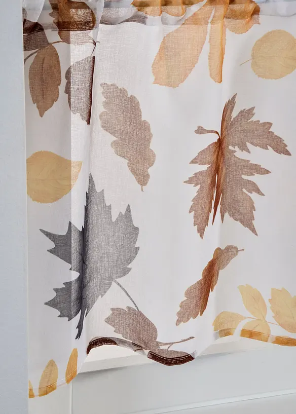 Brise-bise avec imprim&eacute; v&eacute;g&eacute;tal et polyester recycl&eacute;, bonprix