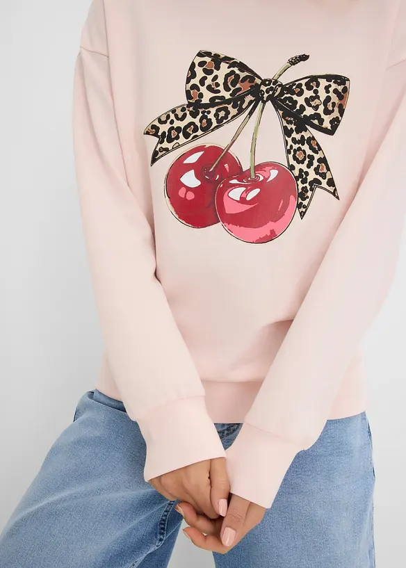 Sweat ample 100% coton, bonprix