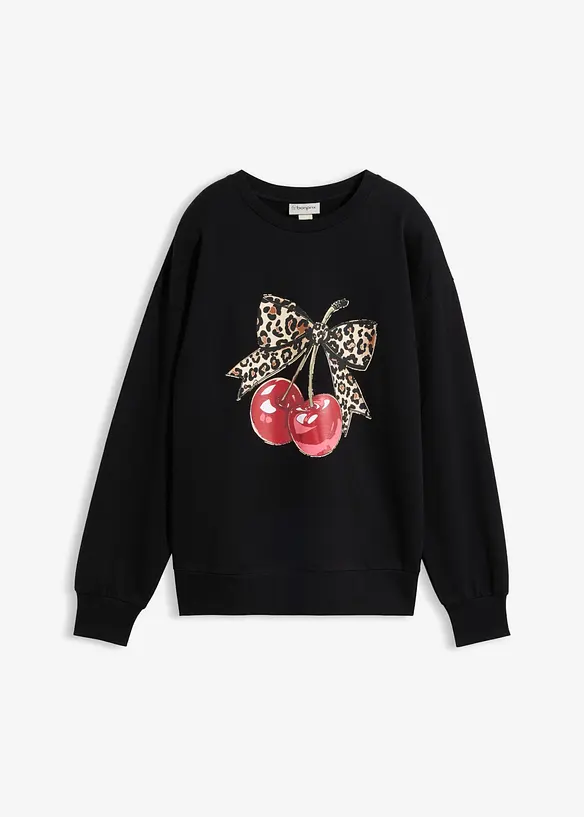 Weites Sweatshirt aus reiner Bio-Baumwolle, bonprix