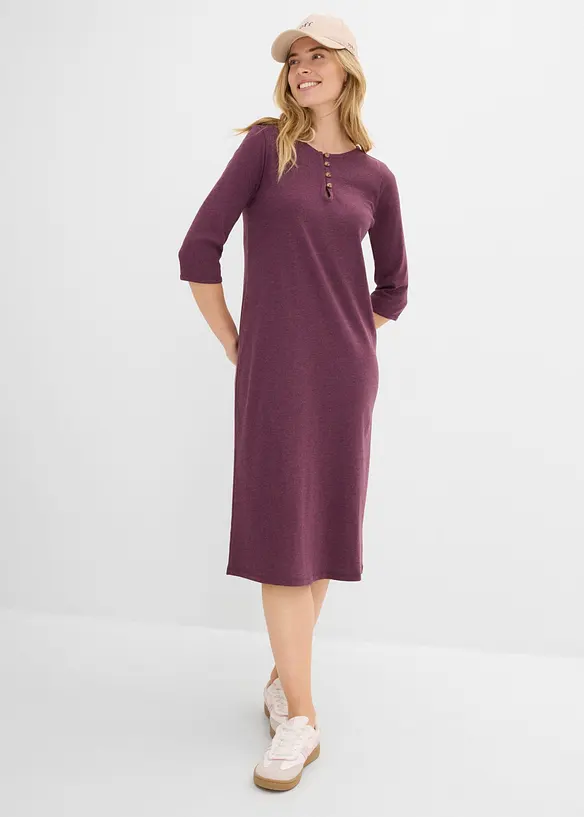 Robe en jersey &agrave; manches 3/4, bonprix