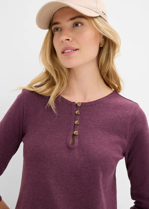 Robe en jersey &agrave; manches 3/4, bonprix