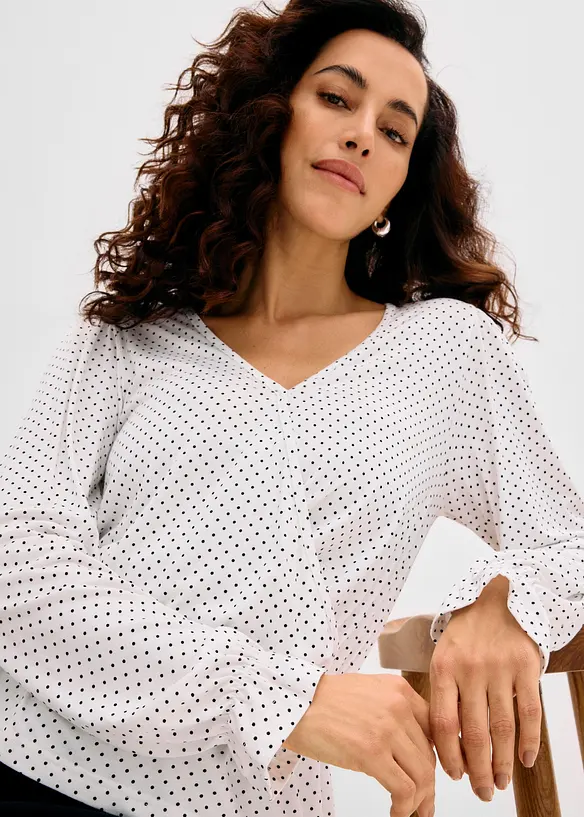 T-shirt effet cache-c&oelig;ur, bonprix