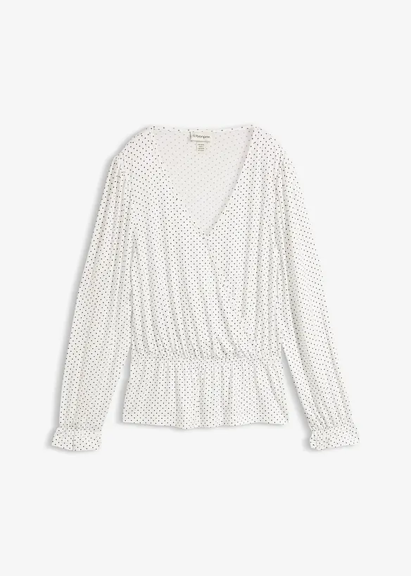 T-shirt effet cache-c&oelig;ur, bonprix