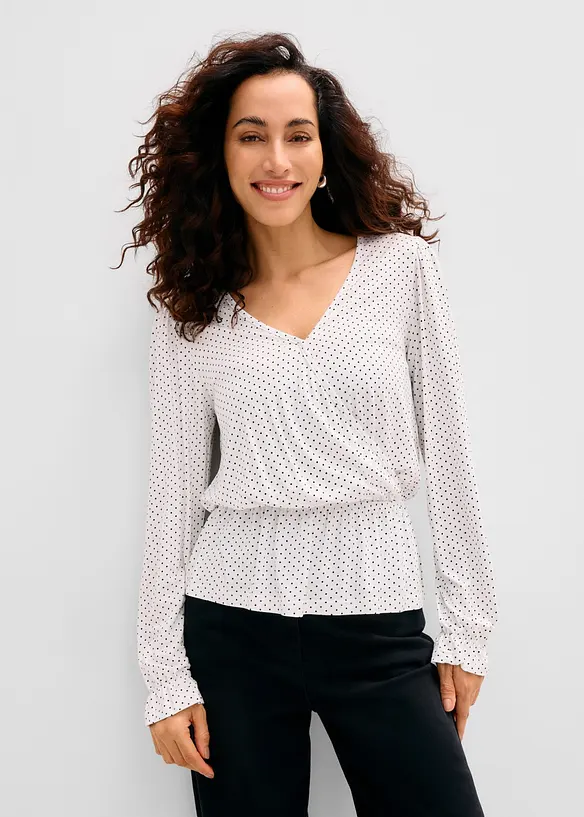 T-shirt effet cache-c&oelig;ur, bonprix