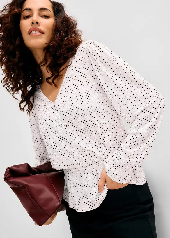 T-shirt effet cache-c&oelig;ur, bonprix