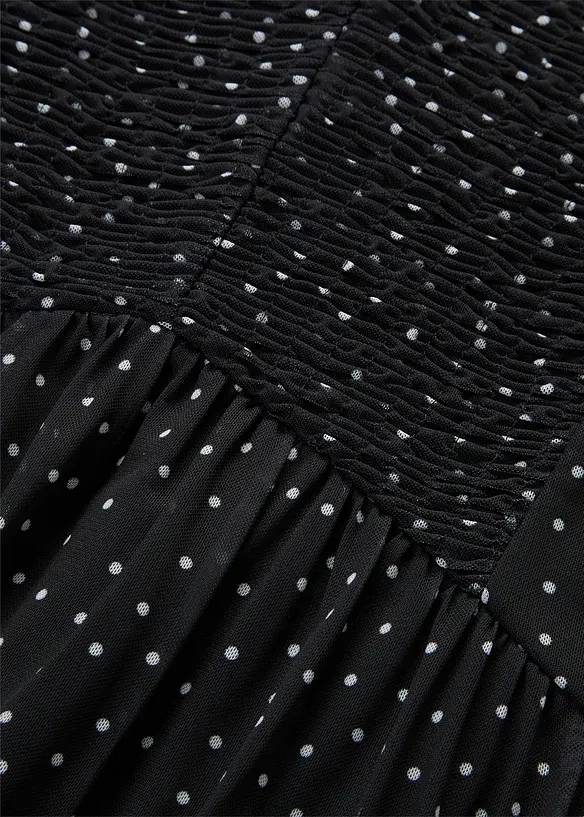 Robe en jersey mesh fin, bonprix