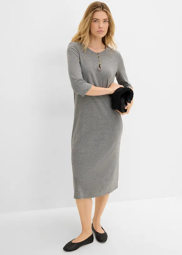 Shirtkleid mit 3/4-&Auml;rmeln, bonprix