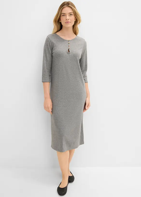 Shirtkleid mit 3/4-&Auml;rmeln, bonprix